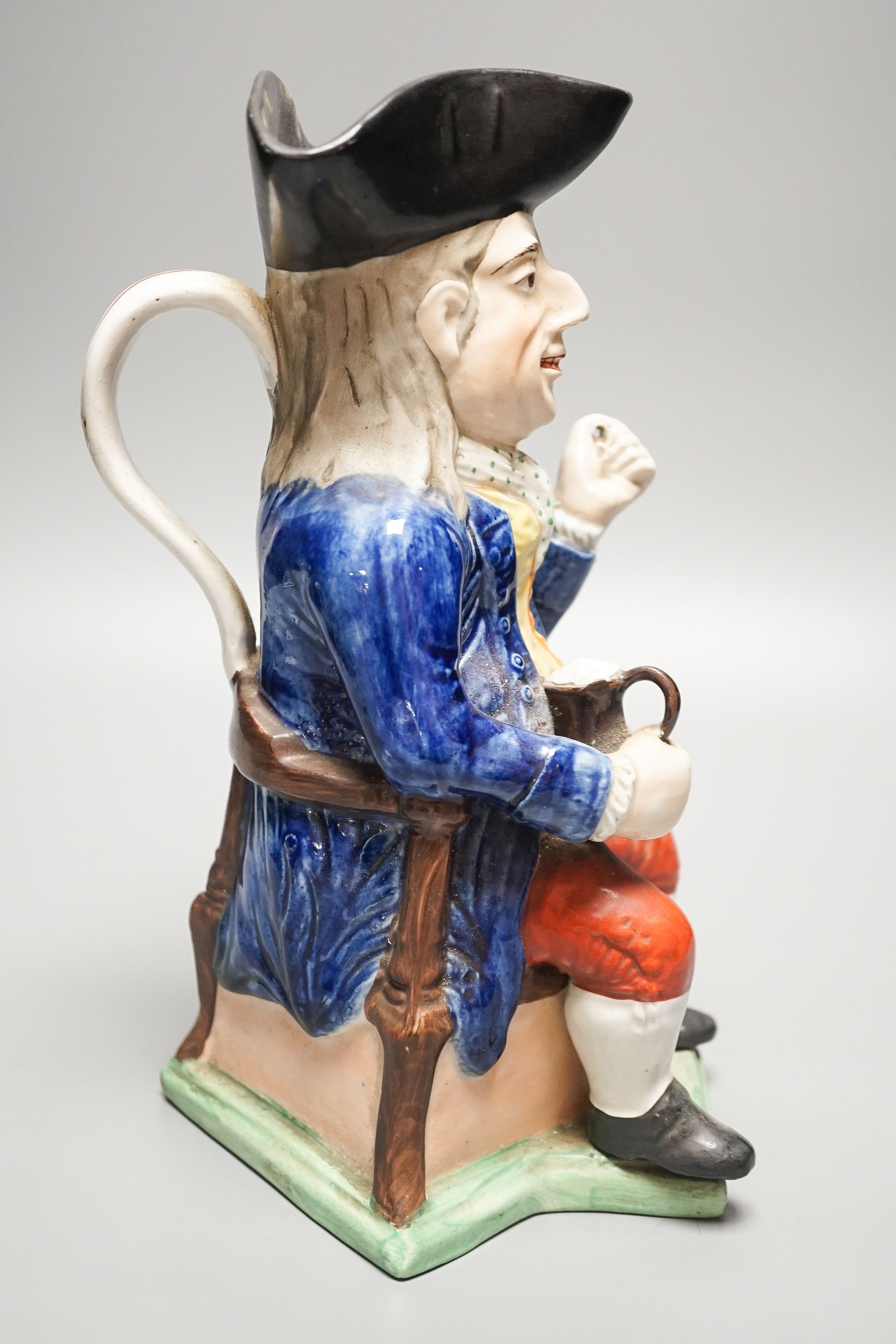 A Staffordshire Toby jug, 28cm